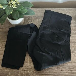 Lululemon fast and free 25 inch black legging